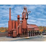 Walthers Cornerstone Series® Blast Furnace 19-5/8 x 7-1/4 x 15-1/4". Highline 8-3/8 x 3-7/8"