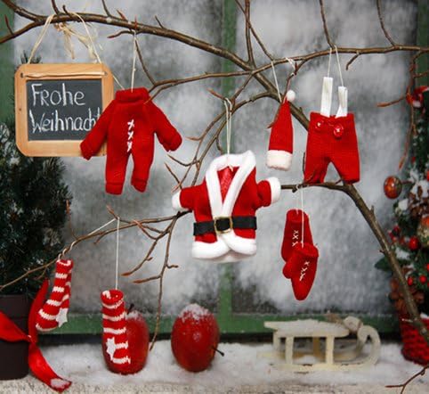 Hot Sales 6.5ft 5ft No Wrinkle Christmas Photography Backgrounds For Children Red Santa Claus Clothes Hat Sock Photo Studio Backdrop Baby Background NSYY-6455