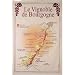 Burgundy (Bourgogne) Region Wines map instructional and Pictorial on Printed Towel. Terroirs de France Tea Towel