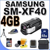 Pocket Video Camera Samsung SMX F40 Ultra Zoom Camcorder BigVALUEInc Accessory Saver 4GB SD Card, Case and More!!! Pocket Video Camera Samsung SMX F40 Ultra Zoom Camcorder BigVALUEInc Accessory Saver 4GB SD Card, Case and More!!!