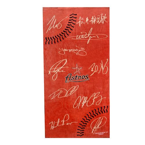 Forever Collectibles MLB Los Angeles Angels 30X60 Printed Signature Ball Towel