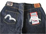 NWT $795 Evisu Genes No. 1 Special Ecru Logo Jeans 44