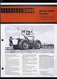 Case International Model 4490 Tractor Sales Brochure