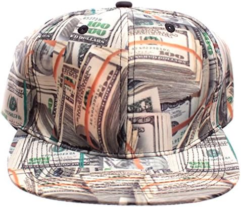 Rubber Band Money All Over Snapback