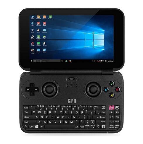 (VANGOOD）ポケットサイズWindows10ゲーミングPC GPD WIN 64GB Intel Atom X7-8700 Quad Core 5.5 Inch Windows10 GamePad Tablet [並行輸入品]