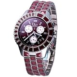 Christian Dior Christal Womens Sapphire Diamond Chronograph Watch CD11431GM001