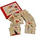 English Alphabet Cue cards letters 24 piece set Cavallini Boxed Magnets Set