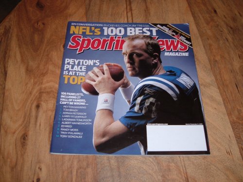 Sporting News, September 14, 2009-Peyton Manning-Indianapolis Colts.