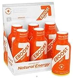 UPC 856541002122 product image for EBOOST Natural Energy Shots, Orange, 12 Shots | upcitemdb.com