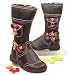 FLOWER GIRL, Mädchen Winterstiefel, dunkelbraun -multicolour