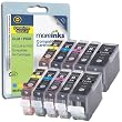 10 Cartouches d'encre Compatibles pour Imprimante Canon Pixma MP610 - Cyan / Magenta / Jaune / Noir- Avec Puce