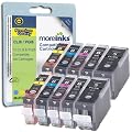 CLI8 / PGI5 - 10x Cartouches d'encre Compatibles - Cyan / Magenta / Jaune / Noir- Avec Puce - � utiliser avec MP610 iP4200 iP4500 MP600 IP4300 MX850 MP500 iP5200 MP600R MP810 iP5200R MP830 MP530 MP800 iP5300 MP970 MP800R iP5100 MP960 MP950