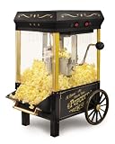Nostalgia Electrics KPM-508BLK Vintage Collection Kettle Popcorn Maker, Black