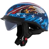 Cyber U-72 Half Helmet With Internal Sunshield