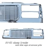 94-99 Chevy Truck ahoe Suburban Wave Billet Style Grill Shell All Chrome