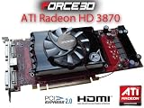 ATI Radeon Hd 3870 512mb Ddr3 PCI Express 2.0 w/ DVI (Dual Link) + VGA (D-sub Adapter) + Hdmi Video Card