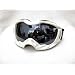 RAVS SKIBRILLE - SNOWBOARDBRILLE -SKI- HELMKOMPATIBEL DOUBLE LENS ANTIFOG LENS SILBER SPIEGEL