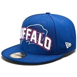 NFL Unisex Adult Buffalo Bills Draft 5950 Cap (Navy, 7)