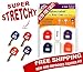 Super Stretchy - Label Label Key Caps - 8 Pack Green - Includes Blank Labels and Printed Labels - Key Covers, Name Tags, Id, Identify Tag (8 pack GREEN)