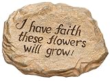 I Have Faith . . . Garden Stone Marker