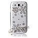 ArmyBee inc Samsung Galaxy S3 Case Bling Crystal Winter Christmas Snowing Snowflake Design (Fits:Samsung Galaxy S3 / III / i9300, Package includes: 1 X ArmyBee Screen Protector, Extra Rhinestone)