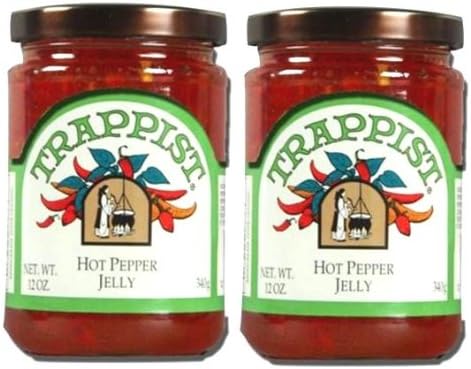 TrappistAll Natural Hot Pepper Jelly (12 oz Jars) 2 Pack