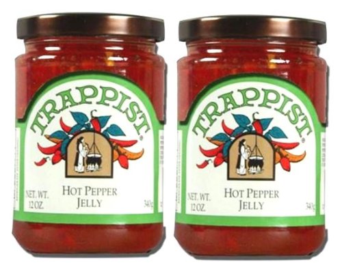 TrappistAll Natural Hot Pepper Jelly (12 oz Jars) 2 Pack