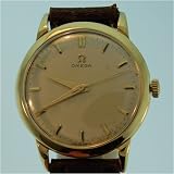 Vintage Antique watch: Omega 18K gold Gent's Manual Wind Watch from the 1940's by Swiss