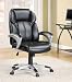Luxury Office Chair in Black by Coaster Furniture