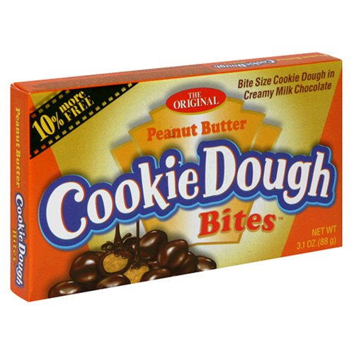 Taste of Nature Cookie Dough Bites, Peanut Butter, 3.1-Ounce Boxes (Pack of 30) by Taste of Nature