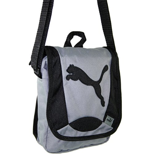 PUMA Umh&auml;ngetasche Big Cat Portable, steel grey-black, 069134 04