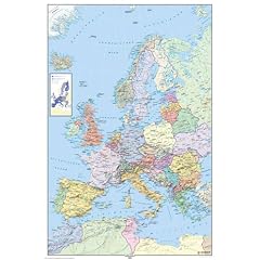 Poster Europe Map - political German - Gr��e 61 x 91,5 cm - Maxiposter