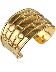 Devon Leigh 18k Gold-Plated Cuff Bracelet, 7"