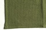 Dunroven House K110-S Waffle Weave Dish Cloth in Sage- Pack of 6