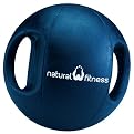 Natural Fitness Dual Grip Medicine Ball - Ocean (9lb)