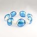 Murano Glass and Sterling Silver Bead Bracelet - Candy Blue