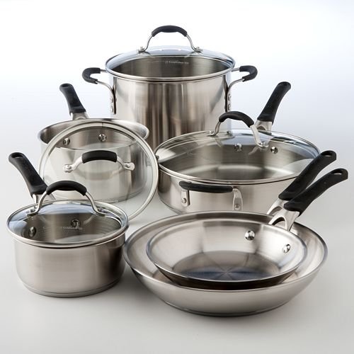 Cooking with Calphalon 10-pc. Stainless Steel Cookware Set