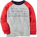 Carter's(カーターズ) ロングスリーブ ハート ブレイカー グラフィック ティ トップス長袖Tシャツ 4歳【並行輸入】