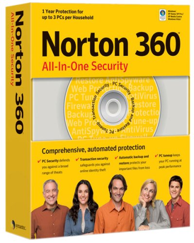 Norton 360 Upgrade Edition (3 User Licence) (PC)