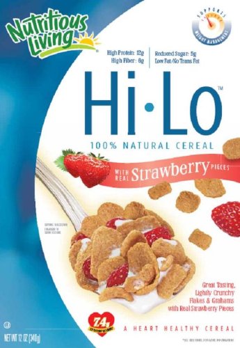 Hi-Lo Low Carb Cereal with Strawberry Pieces