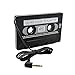 PLAY X STORE Universal Car Audio Cassette Adapter Car Connecting for Apple,iPod,mp3,Samsung Black