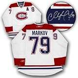 Andrei Markov Montreal Canadiens Autographed/Hand Signed Hockey Jersey