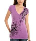 G by GUESS Flocked Tree Tee
