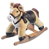 Rock 'n Ride Pony Rocking Horse (Tan)