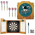 San Jose Sharks Dartboard Cabinet