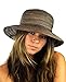 NYFASHION101 Spring Summer Multicolor Weaved Ribbon Floppy Brim Sun Hat