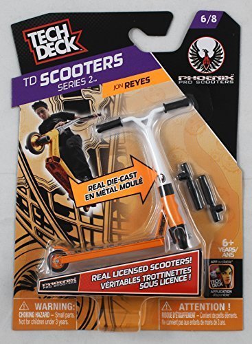 1 TECH DECK SCOOTER - Scooters Series 2 (6/8) - PHOENIX - White/Orange