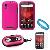 Pink Protective Silicone Skin for Motorola Droid Bionic XT865 (Verizon Wire ....