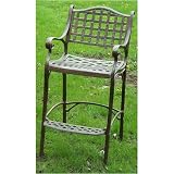 Oakland Living 1100 - AB Elite Bar Stool - Antique Bronze - B00249LGEO