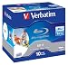 Verbatim 43713 BD-R 6x 25GB Blu-ray Printable 10 pack  from Verbatim
